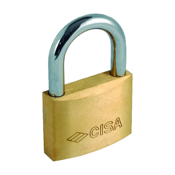 Candado Latón Dorado Cisa 50mm